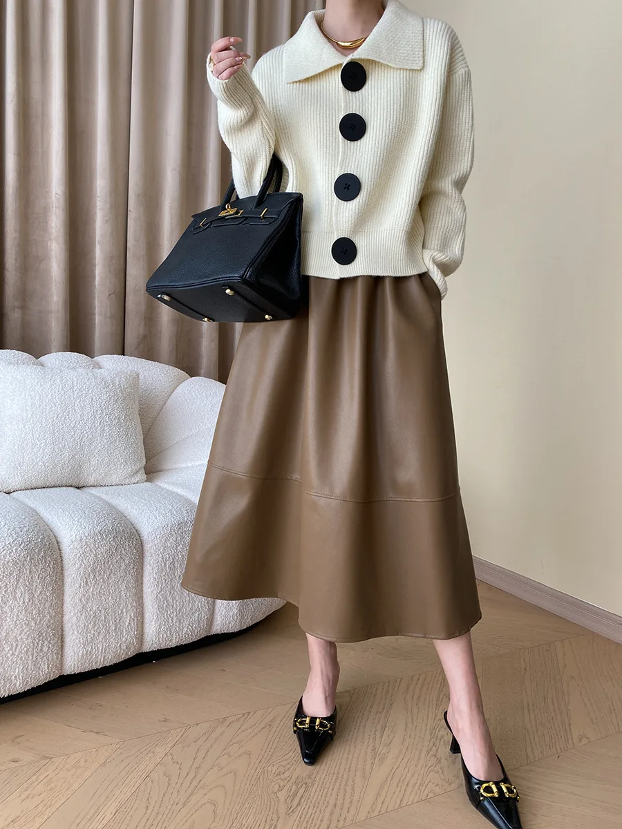 Léa Cardigan Texturé à Boutons Statement