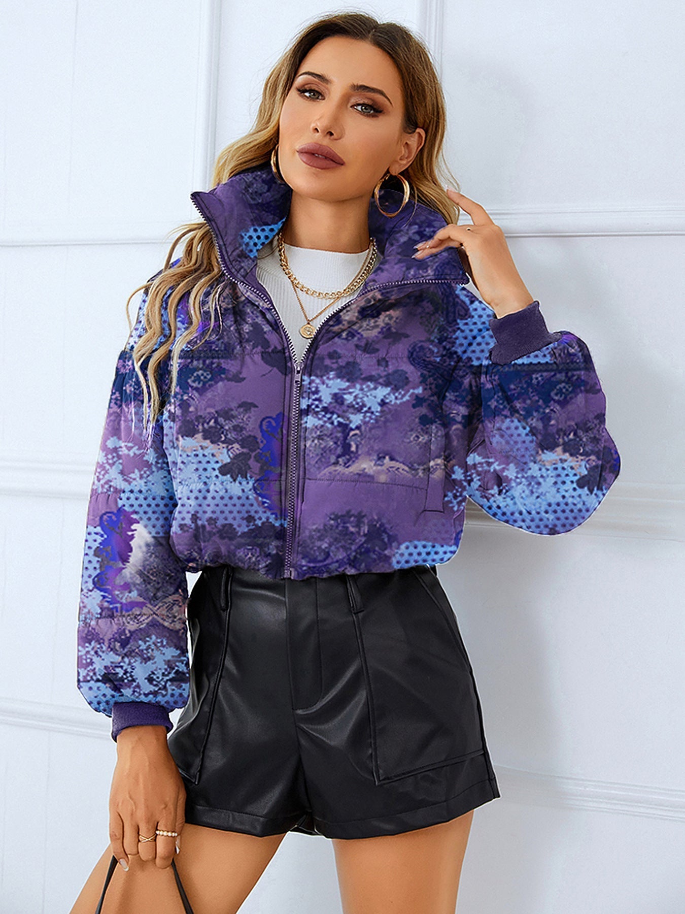 Printed Short Jacket – Bread Coat Style