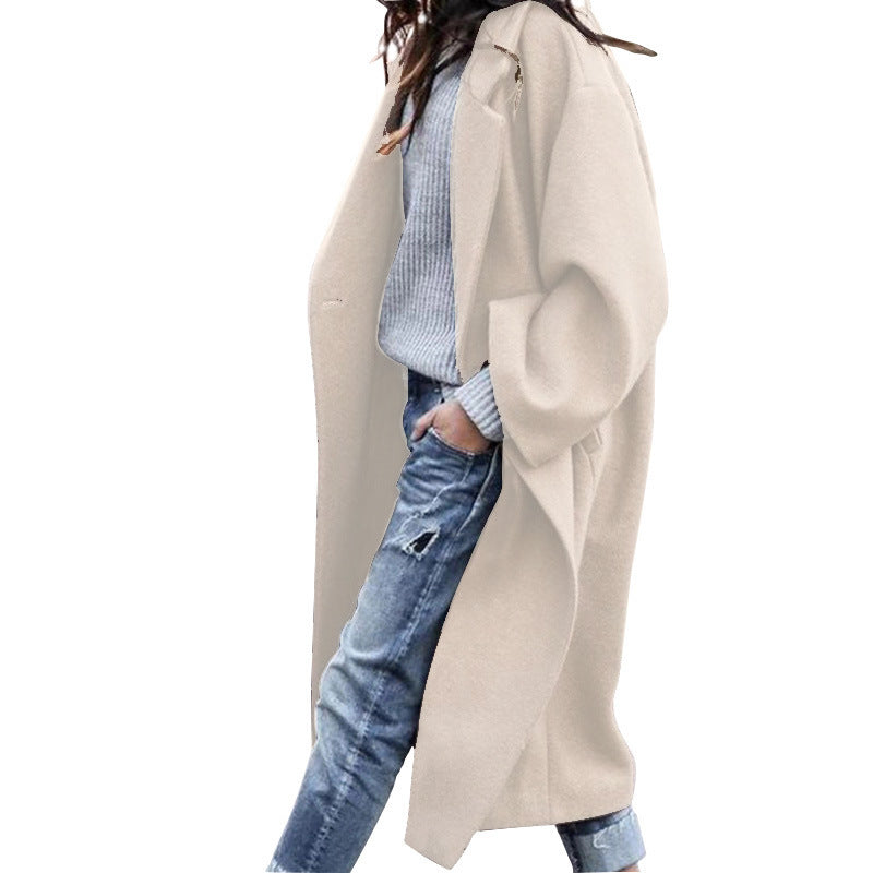 Evelyn Elegant Coat with Pockets