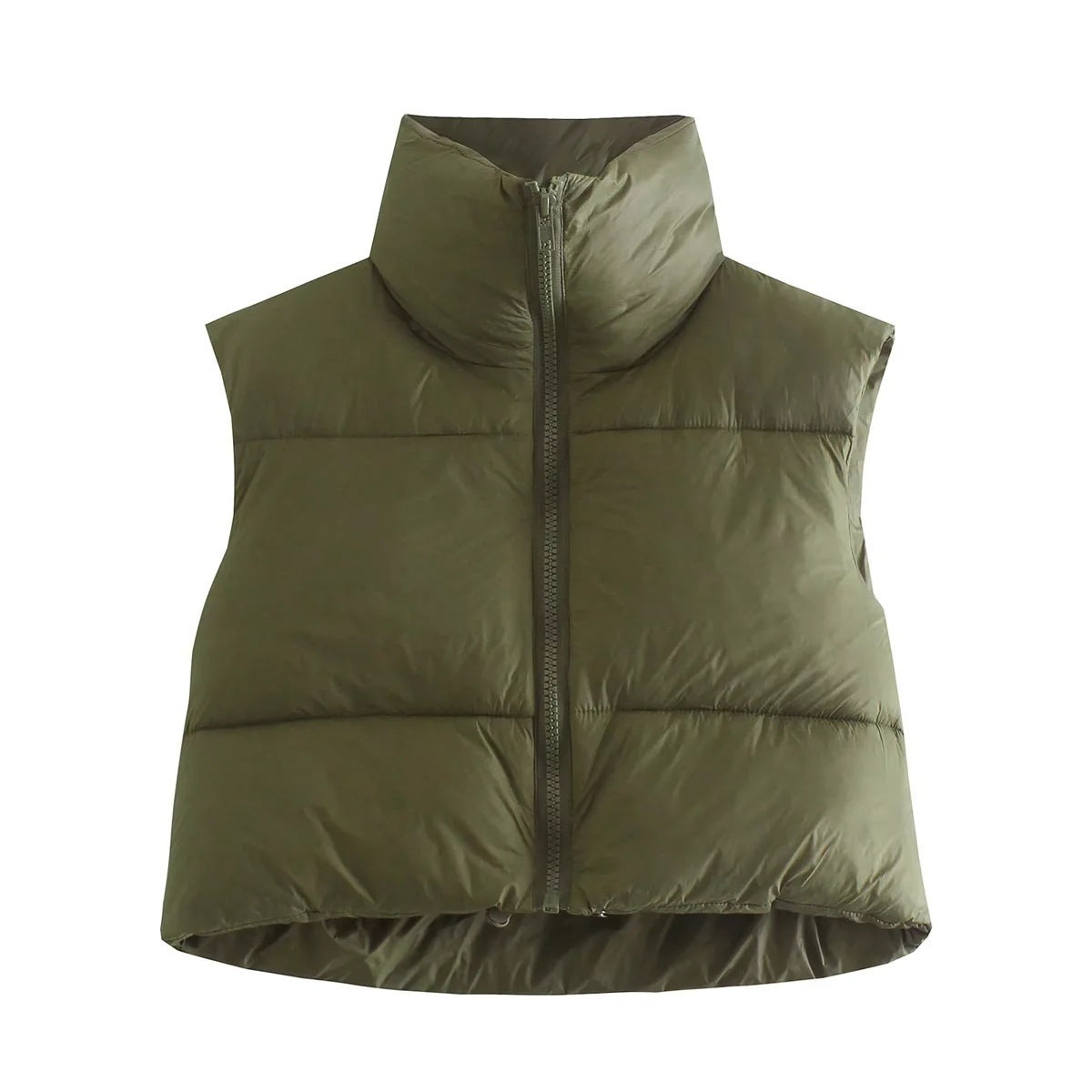 Sleeveless Winter Short Jacket – British Elegance and Style