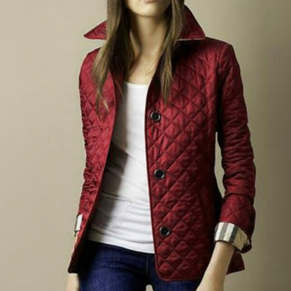 Sophie Elegant Quilted Jacket, Fitted Cut