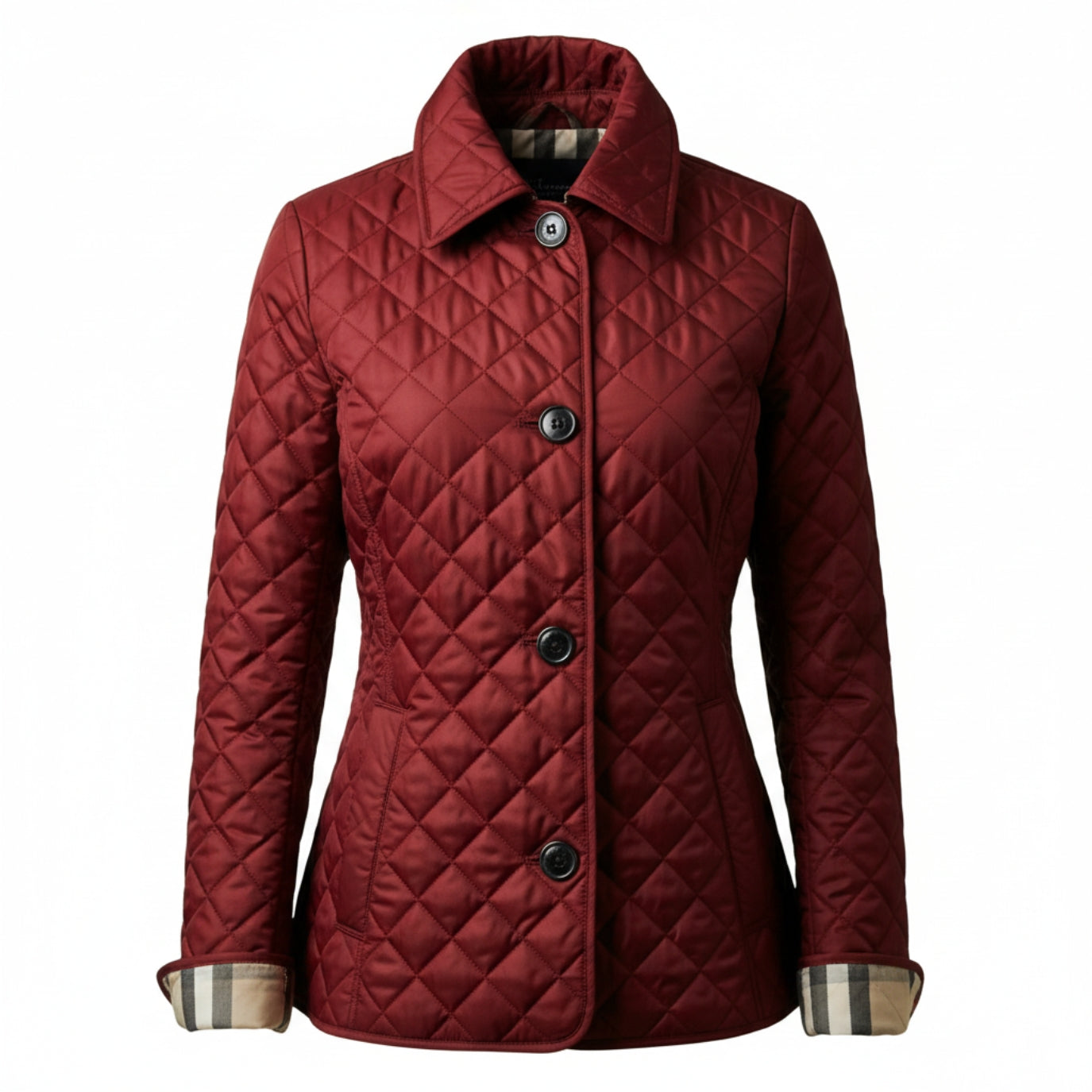 Sophie Elegant Quilted Jacket, Fitted Cut