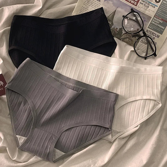 Élise Lot de Culottes Côtelées en Coton Doux