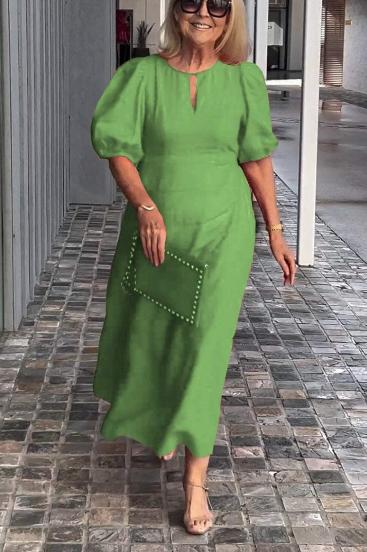 FIONA - ROBE ÉLÉGANTE ESSENCE EN COTON ET LIN