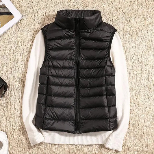 Léa Elegant Lightweight Sleeveless Puffer Jacket