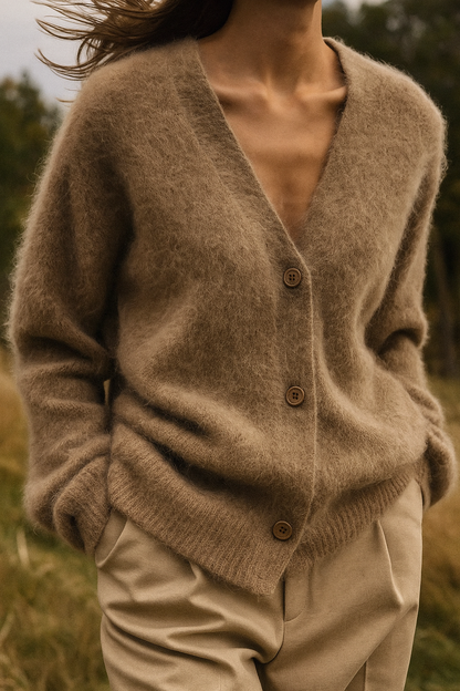 Elise Soft Cashmere Effect Cardigan
