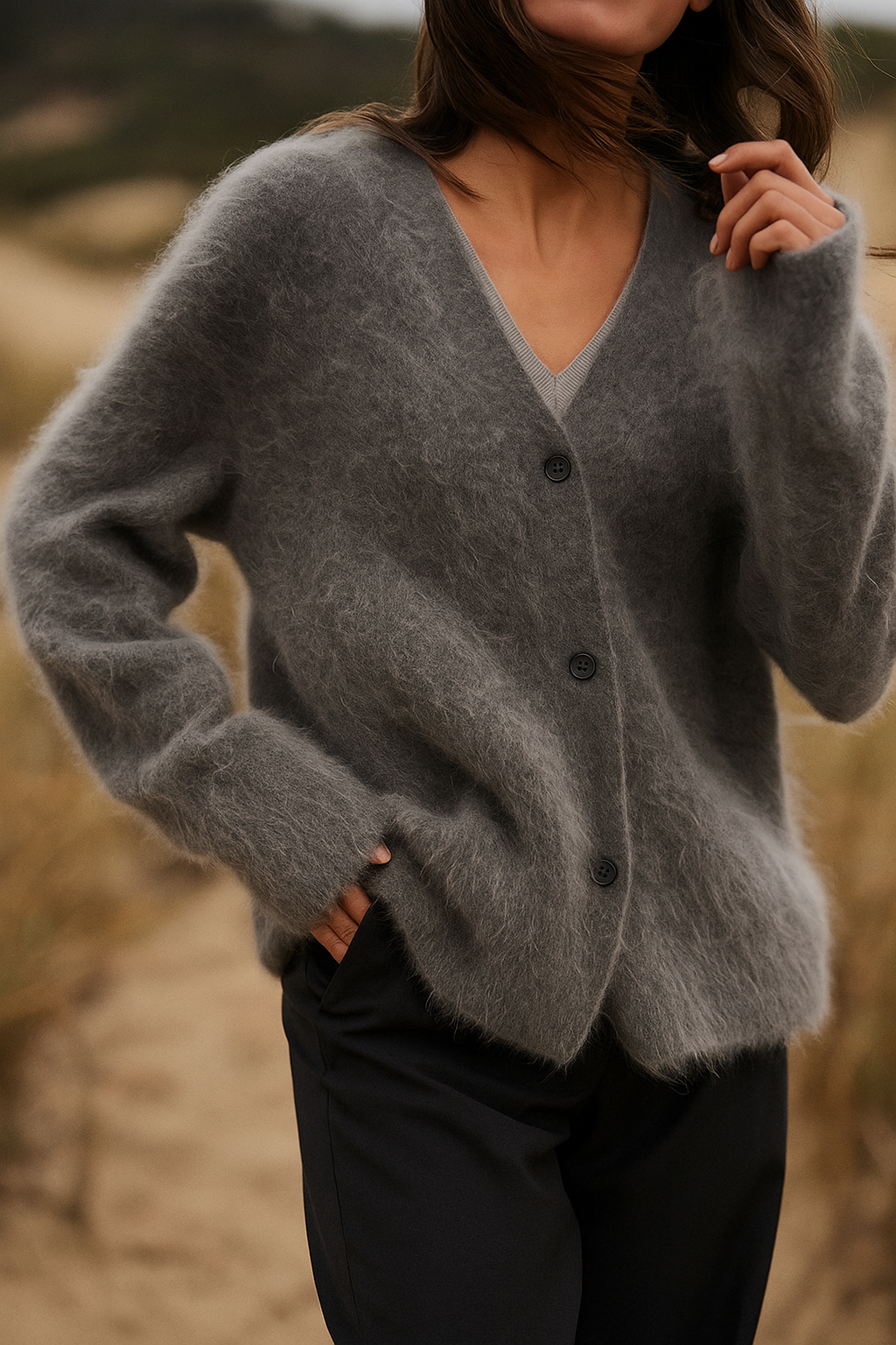 Elise Soft Cashmere Effect Cardigan