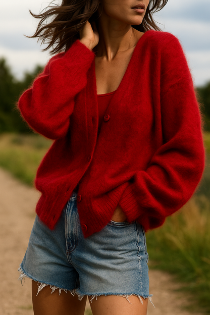 Elise Soft Cashmere Effect Cardigan