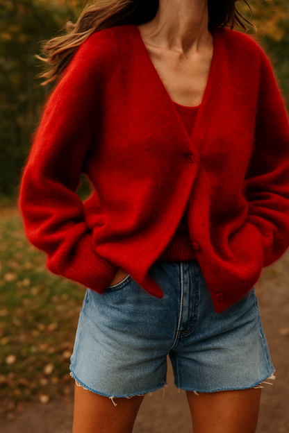 Elise Soft Cashmere Effect Cardigan