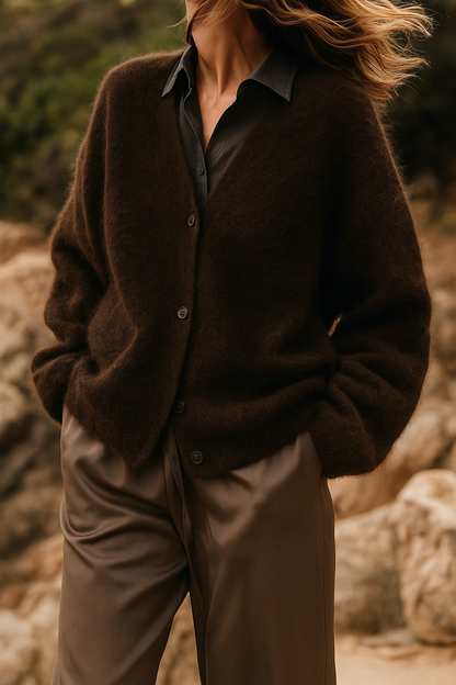 Elise Soft Cashmere Effect Cardigan