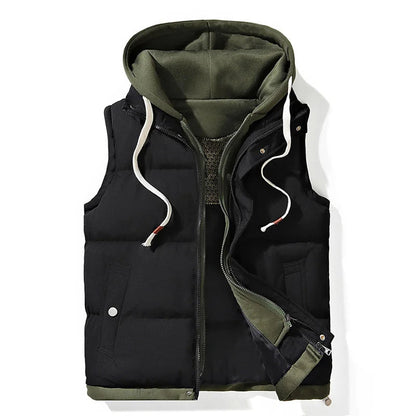 Emma Soft Shell Hooded Puffer Vest - Lightweight and Comfortable