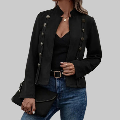 LUNA VESTE COURTE SUÉDINE VELOURS