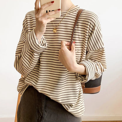 Elise Premium Cotton Striped Top