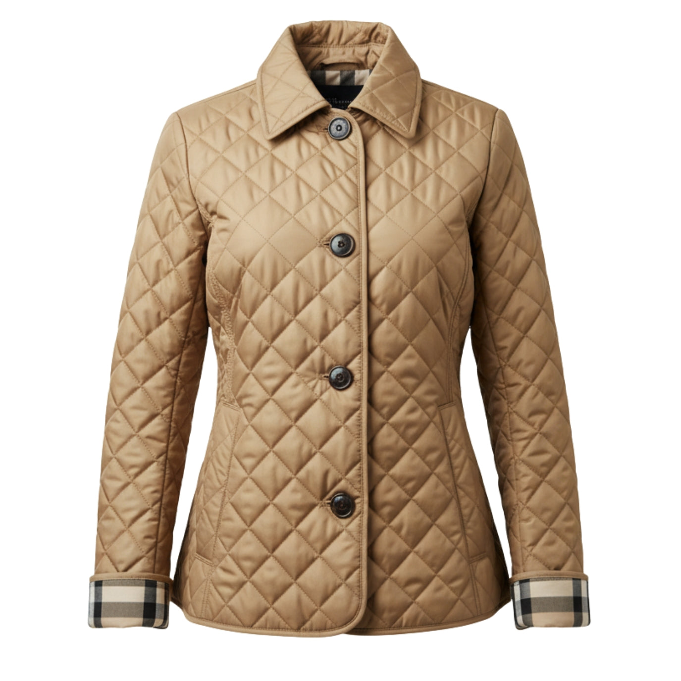 Sophie Elegant Quilted Jacket, Fitted Cut