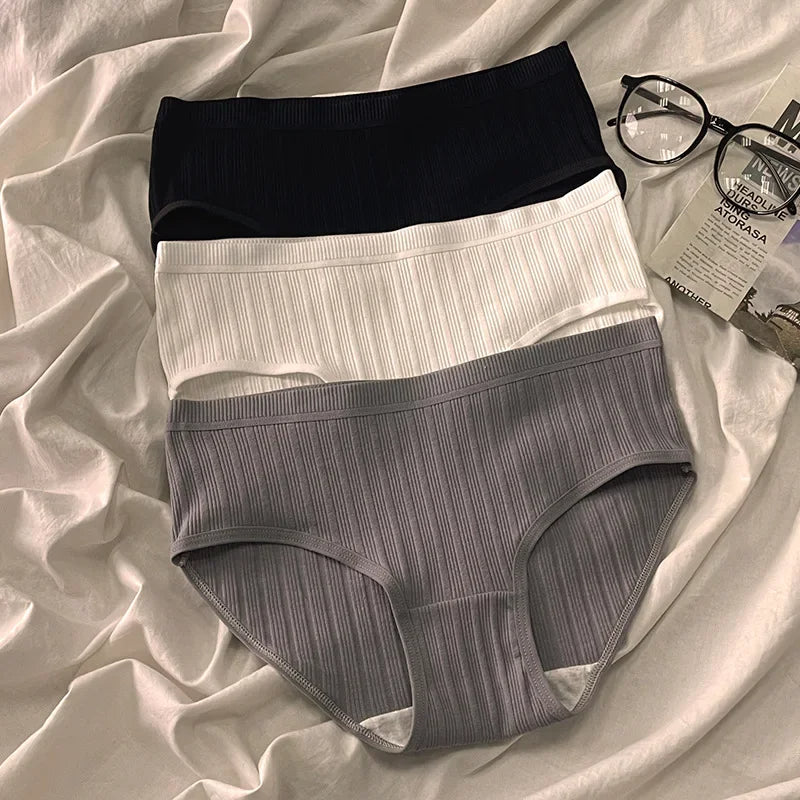 Elise Soft Cotton Ribbed Panties