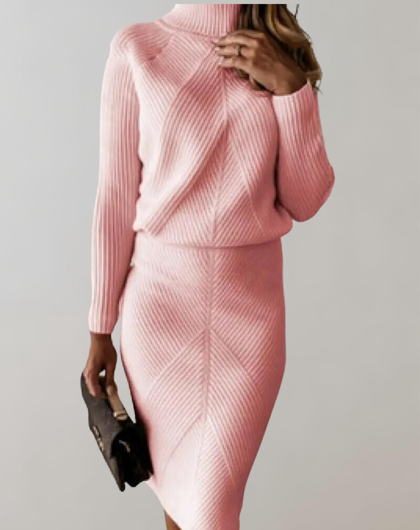Léa Elegant and Comfortable Ribbed Knit Set