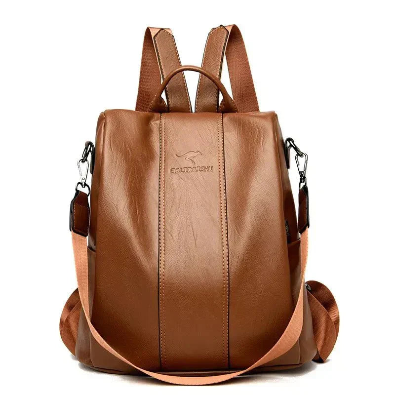Léna convertible backpack in elegant vegan leather