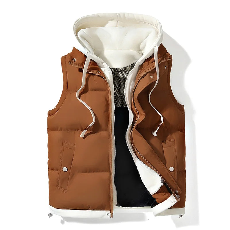 Emma Soft Shell Hooded Puffer Vest - Lightweight and Comfortable