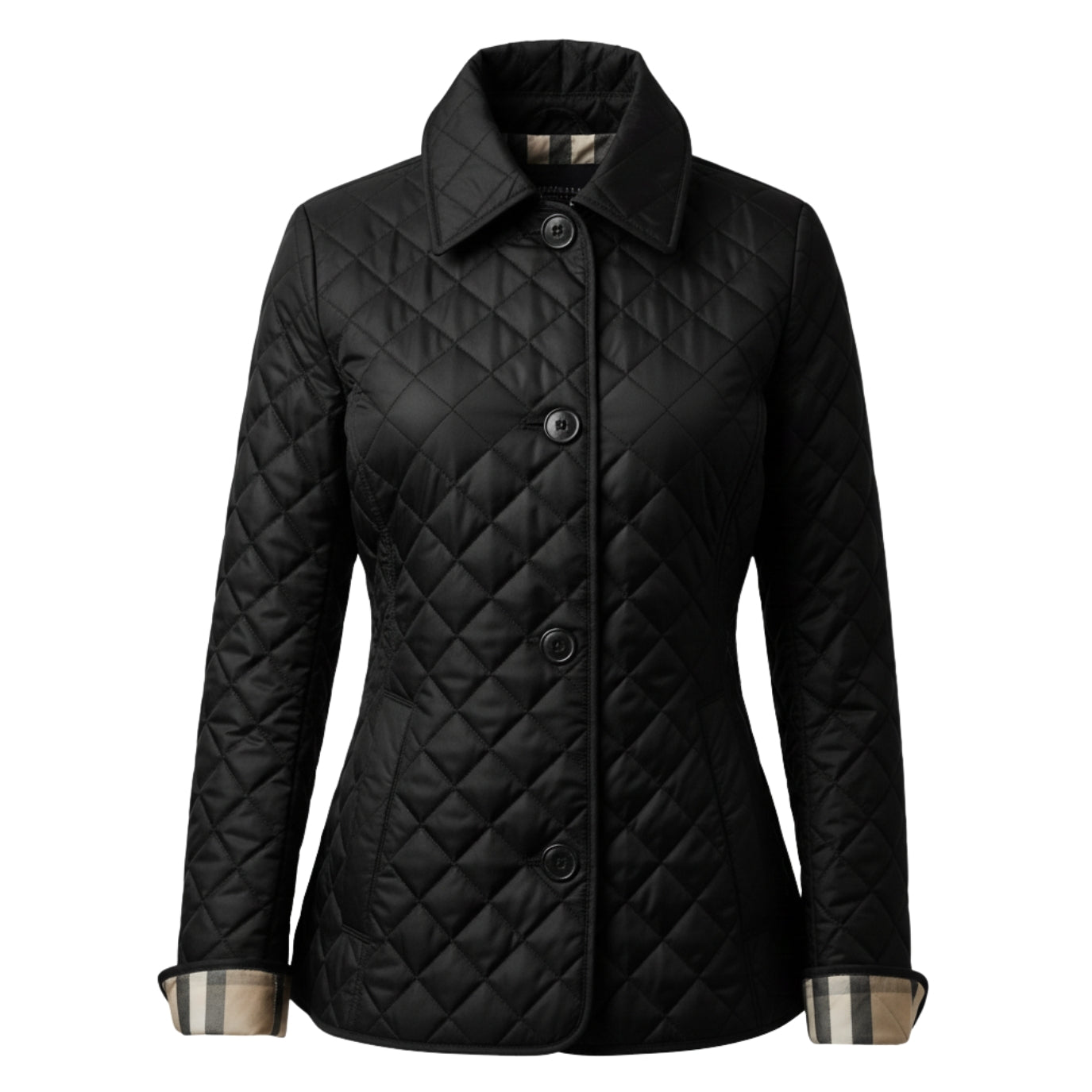 Sophie Elegant Quilted Jacket, Fitted Cut