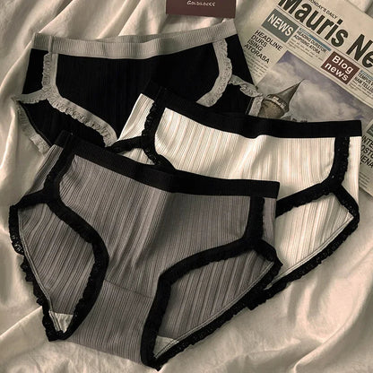 Elise Soft Cotton Ribbed Panties