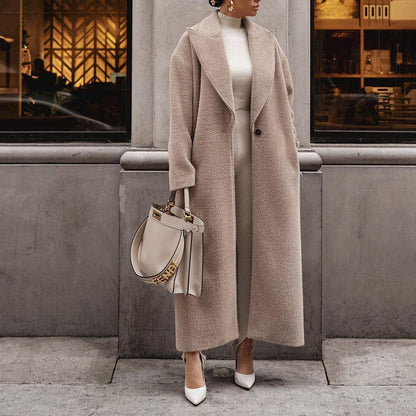 Clara's Cozy and Elegant Long Winter Coat