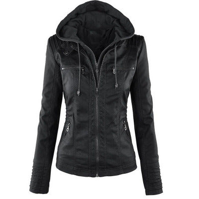 Clara Elegant Jacket with Detachable Hood