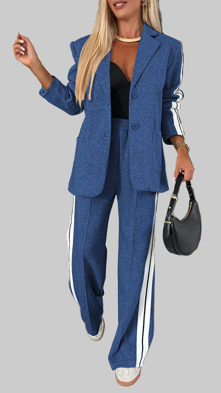 Ensemble Élégance Rayée  Intemporel et Confortable