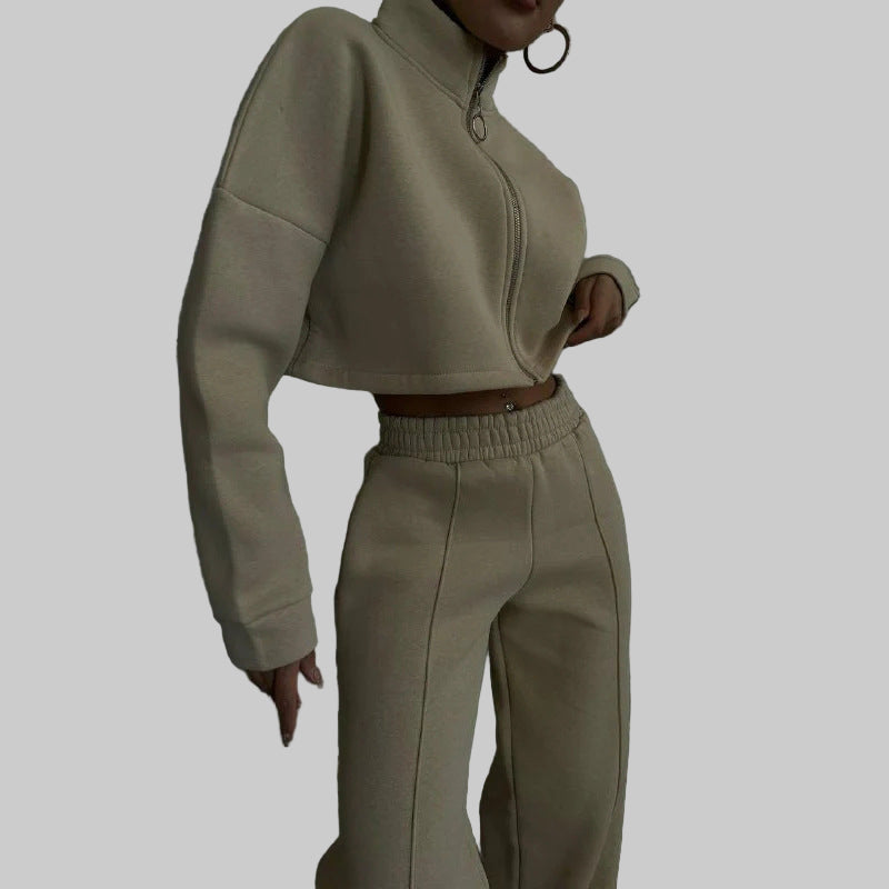 Ensemble  Uni Pull à Col Rond et Pantalon Long