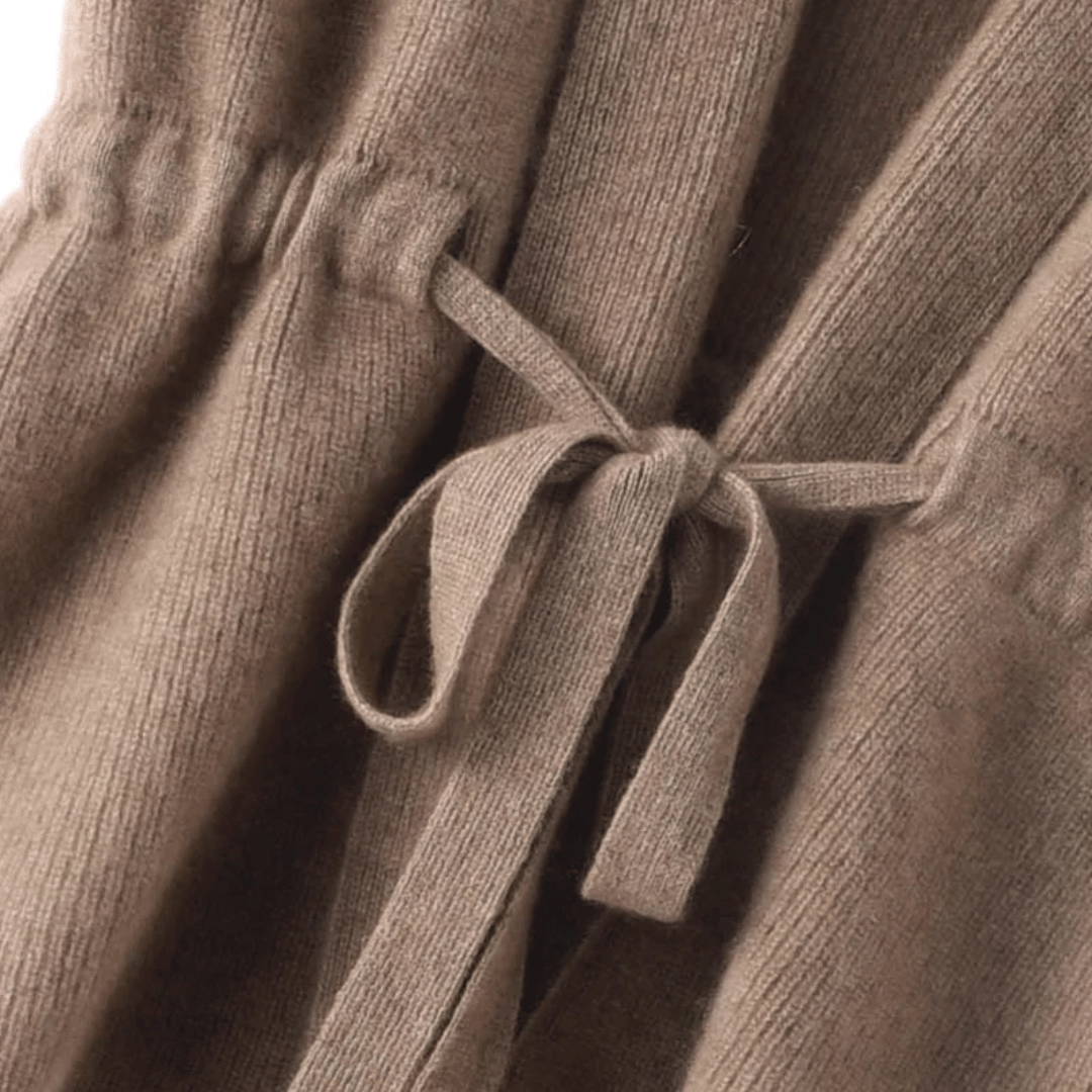 Clara Wrap-Style Vest in Soft and Elegant Knit