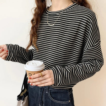 Elise Premium Cotton Striped Top