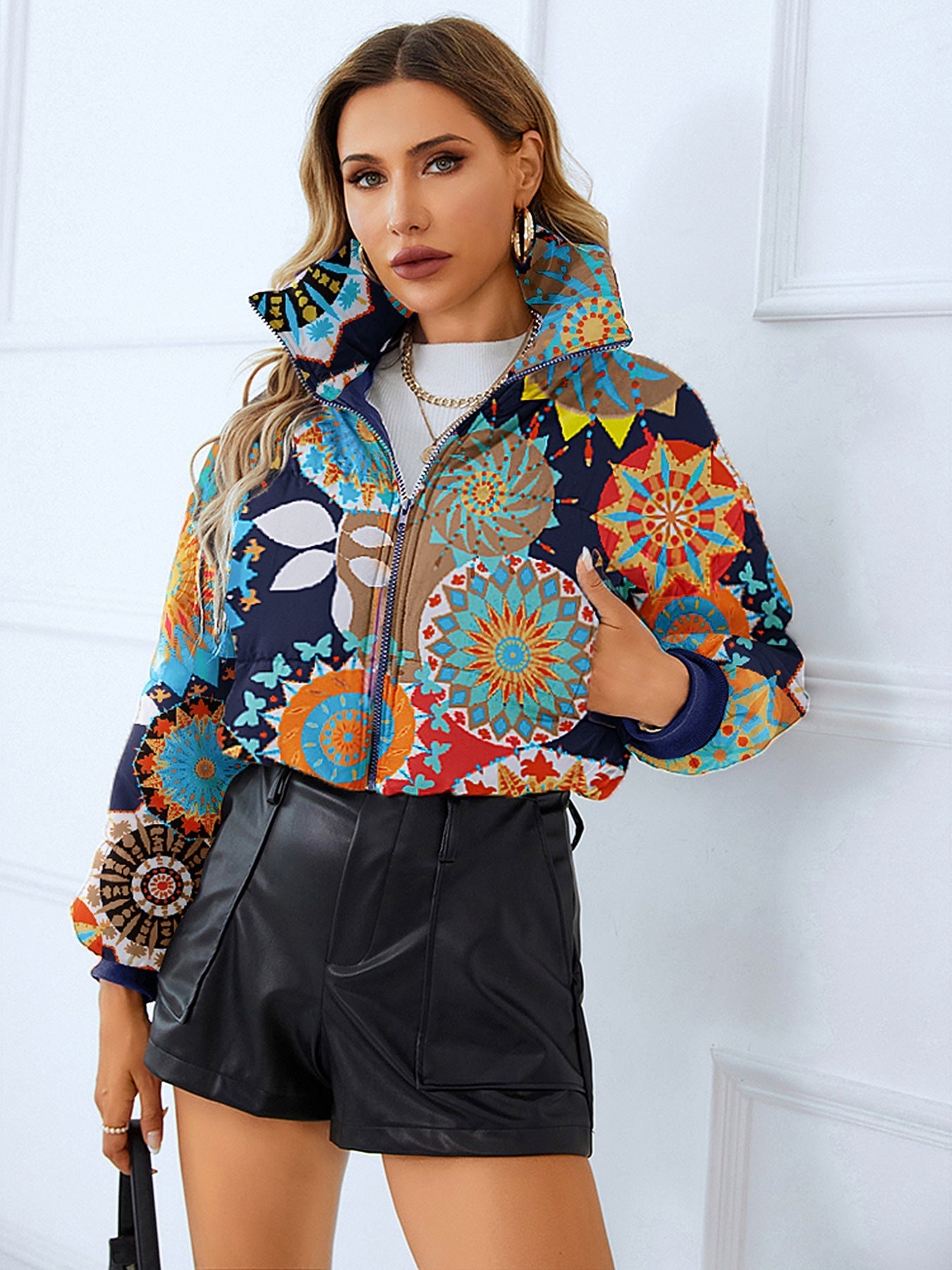 Printed Short Jacket – Bread Coat Style