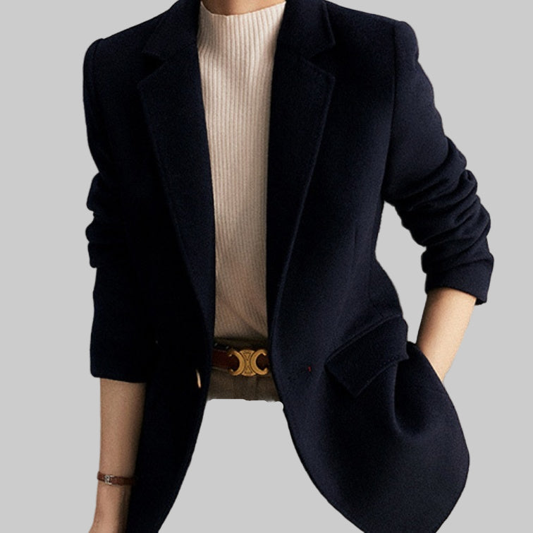 Julie  Blazer en Laine Élégance Automne Hiver