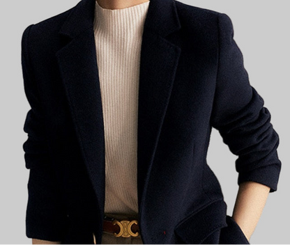 Julie  Blazer en Laine Élégance Automne Hiver