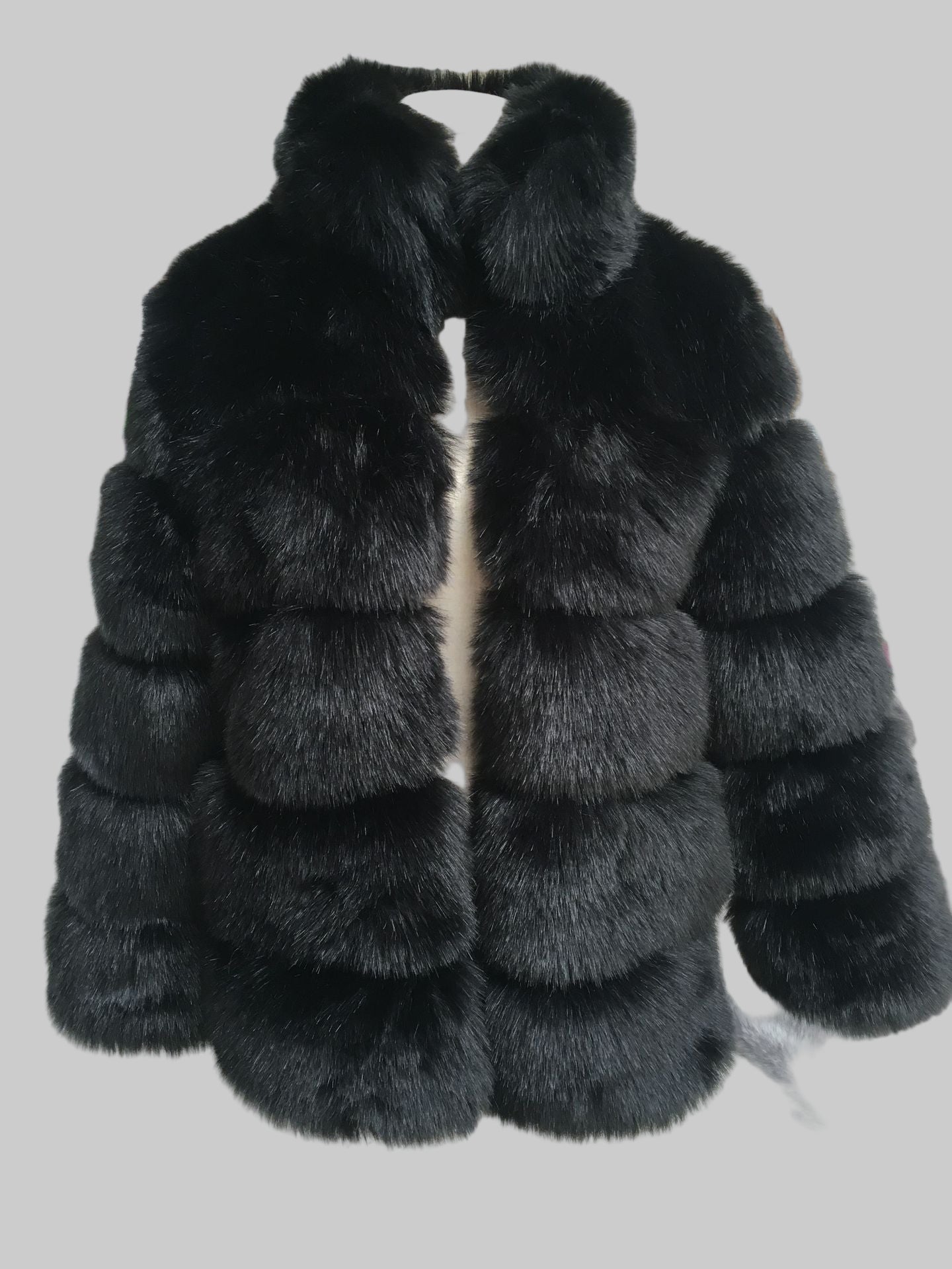 MANTEAU CARLA FAUSSE FOURRURE PELUCHE LUXUEUSE