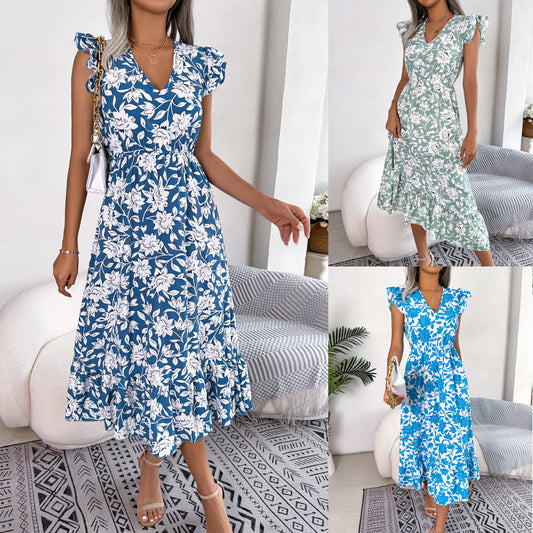 NAYRA ROBE  FRAÎCHEUR & ÉLÉGANCE FLORALE