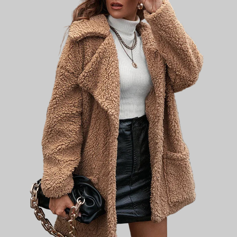 CHLOÉ TRENCH EN POLAIRE D'AGNEAU PRESTIGIEUX