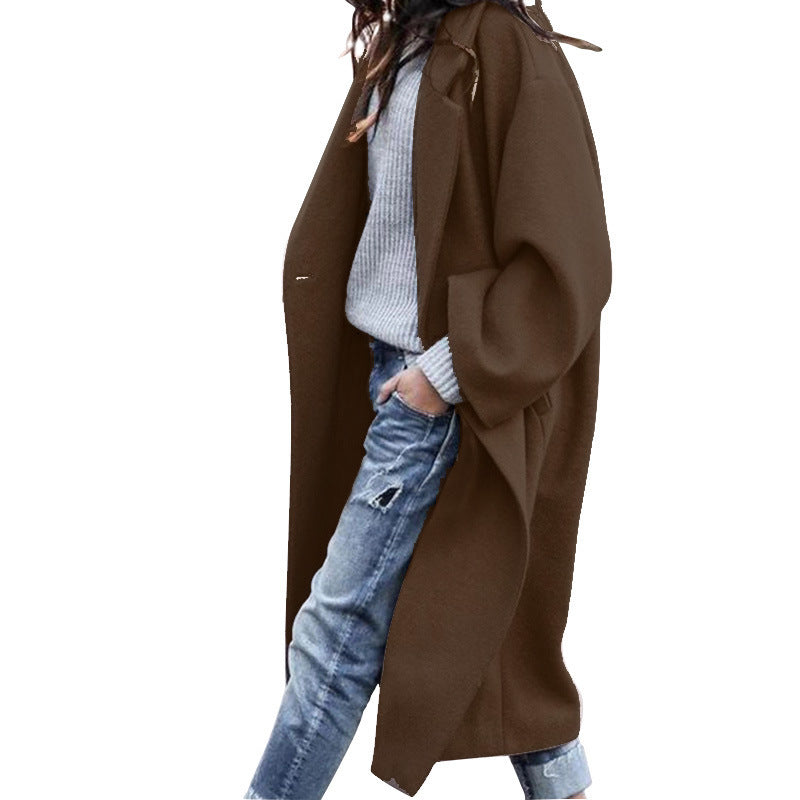 Evelyn Elegant Coat with Pockets