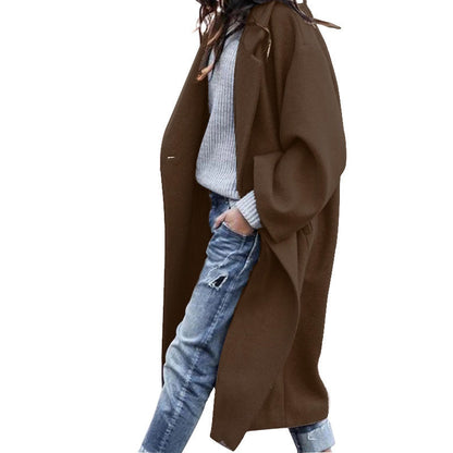Evelyn Elegant Coat with Pockets