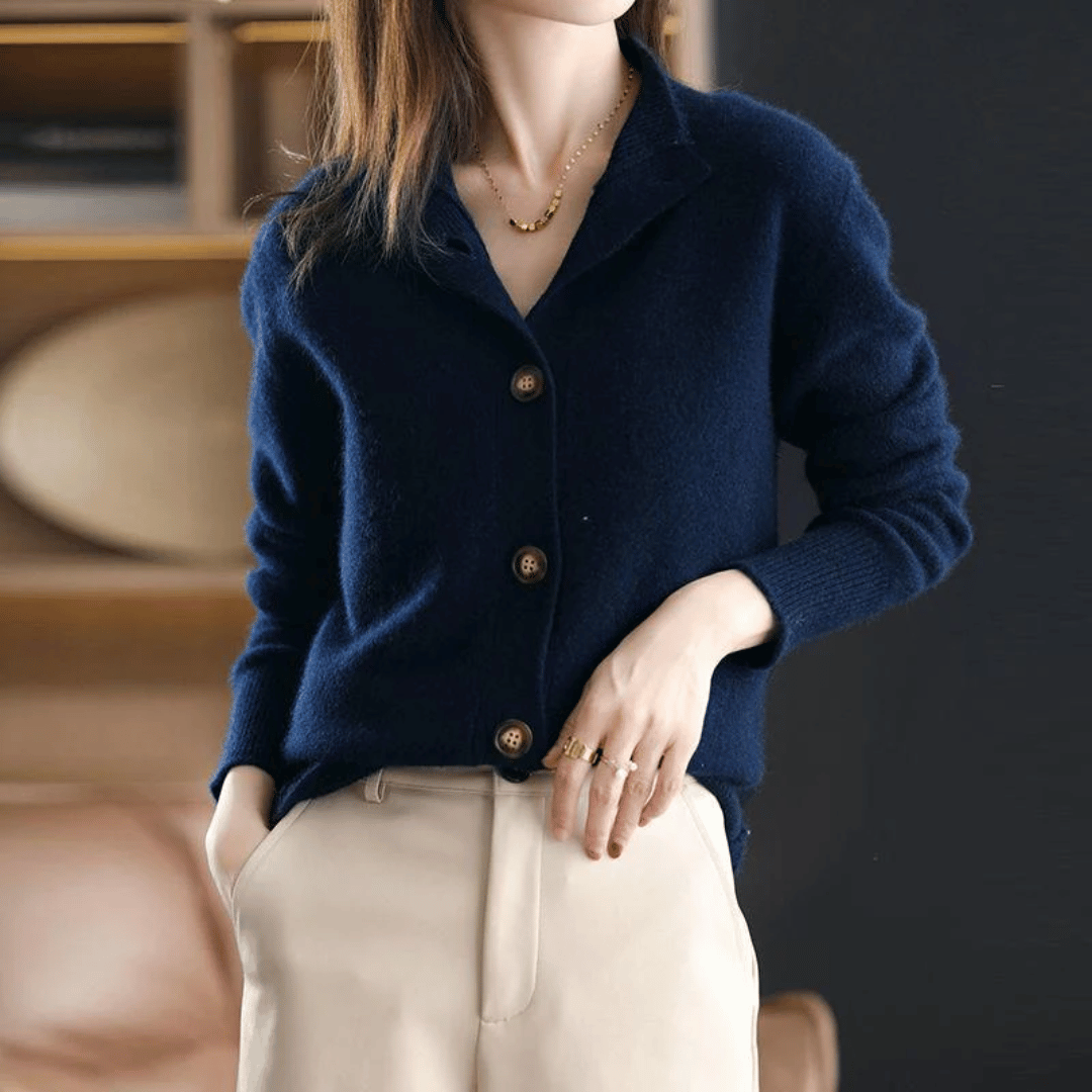 Elise Elegant Soft Knit Cardigan