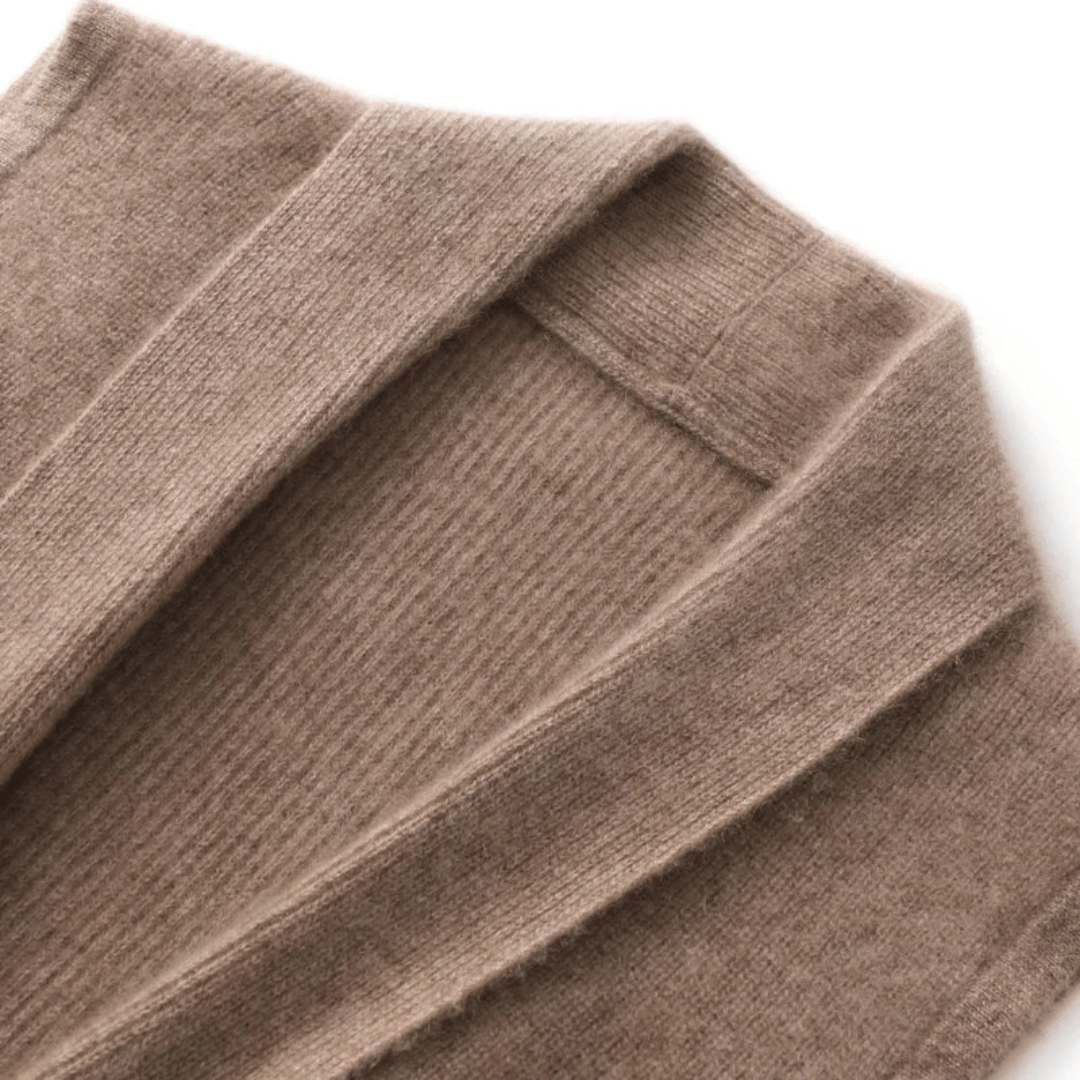 Clara Wrap-Style Vest in Soft and Elegant Knit