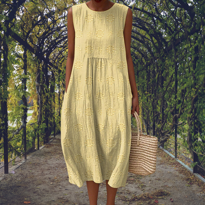Aikaterini | Robe Élégante Sans Manches à Poches
