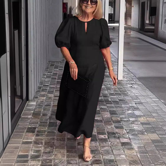 FIONA - ROBE ÉLÉGANTE ESSENCE EN COTON ET LIN