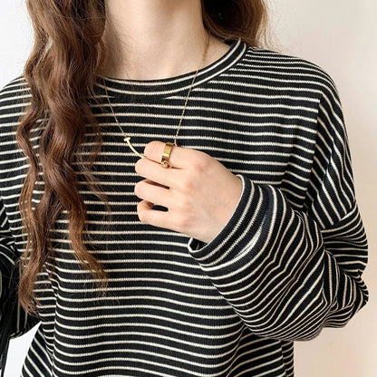 Elise Premium Cotton Striped Top