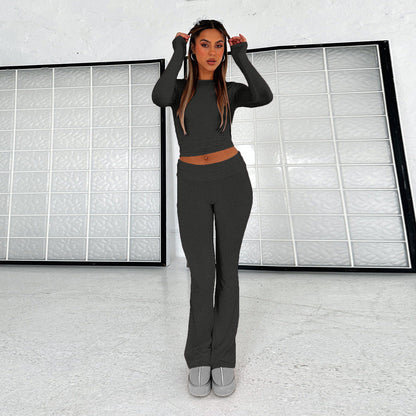 Ensemble Lounge Taille Haute – Élégance Décontractée