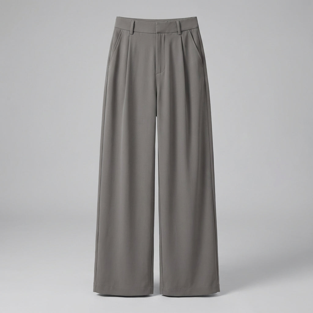 CAMILLE PANTALON EN SOIE DE VISCOSE PRÉCIEUSE