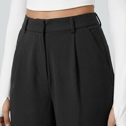 CAMILLE PANTALON EN SOIE DE VISCOSE PRÉCIEUSE