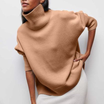 Sophie Pull Doux à Col Montant