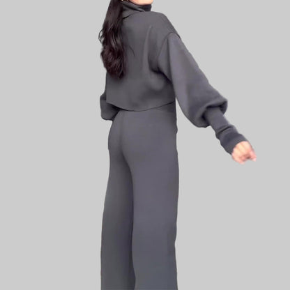 CLARA ENSEMBLE PANTALON & PULL MAILLES PREMIUM