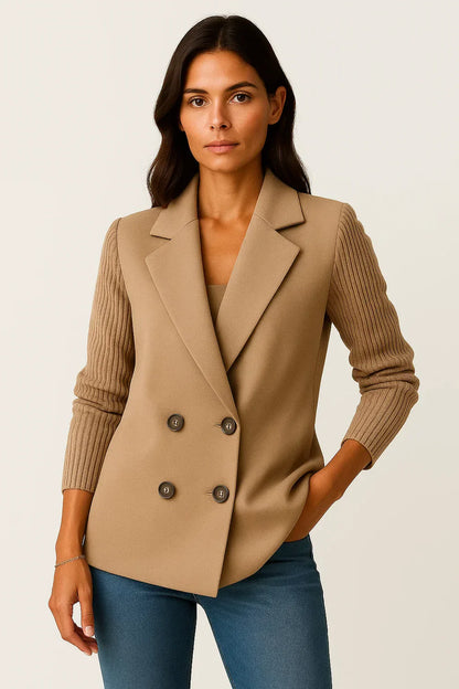 Léa Blazer Soft Knitwear