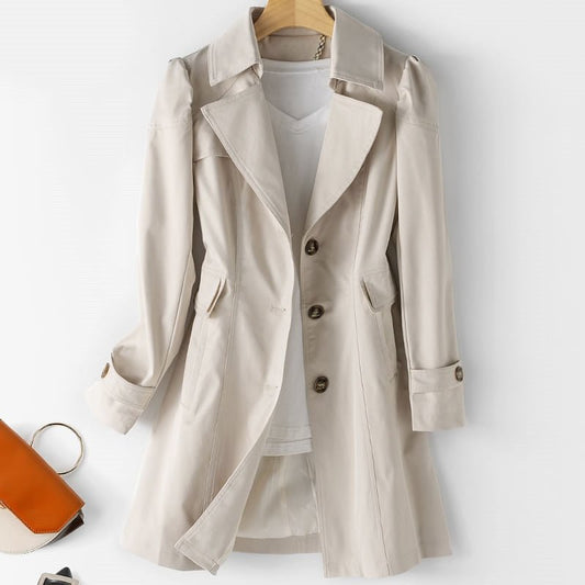 Sophie Trench Coat Elegant Lightweight Waterproof